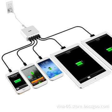 5-port Charging Station for iPhone/Cellphones/Cameras/MP3/4 Players